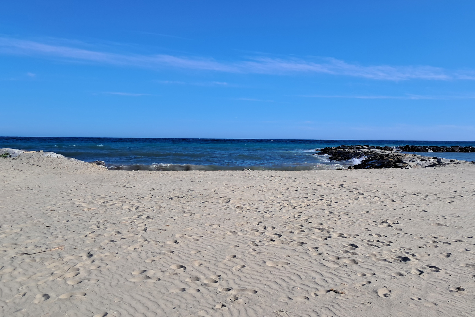 Spiaggia Arma di Taggia - zona Darsena